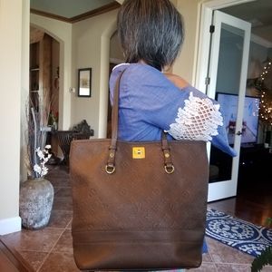 SOLD@! Vuitton Citadine Handbag Monogram Empreinte